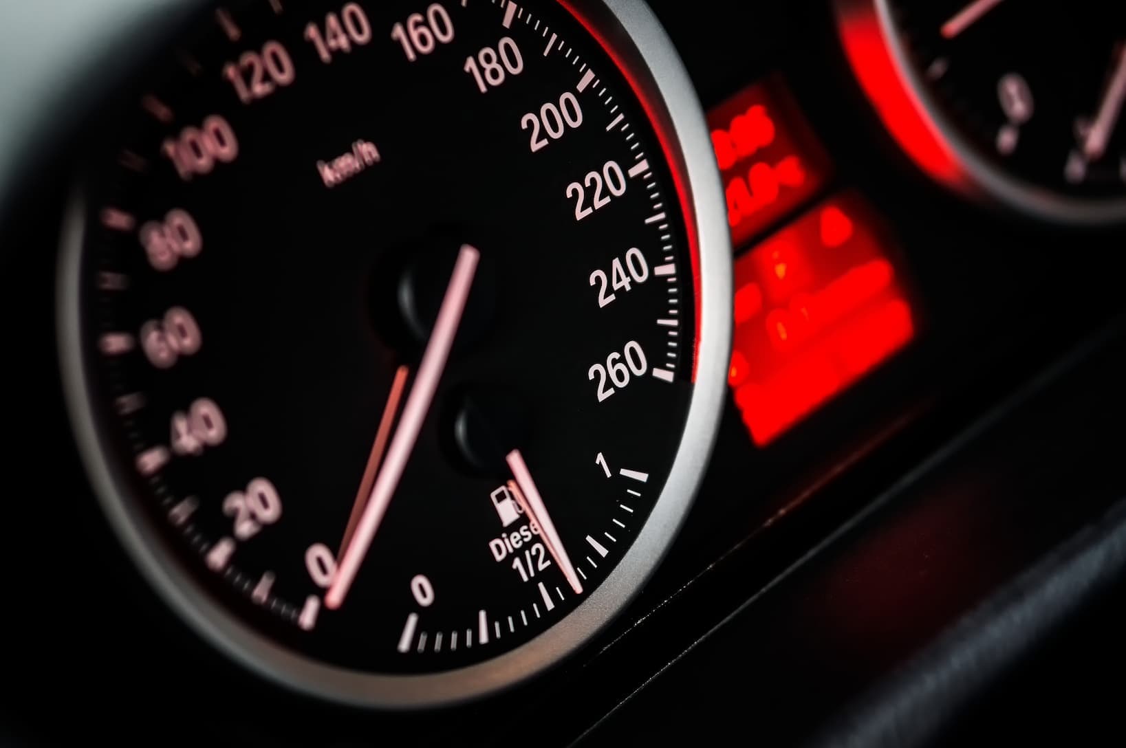 a car speed gauge